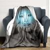 Abstract Fashion Portrait Blanket Soft Throw Blanket For Home Bedroom Bed Sofa Travel Office Solid Christmas Blanket