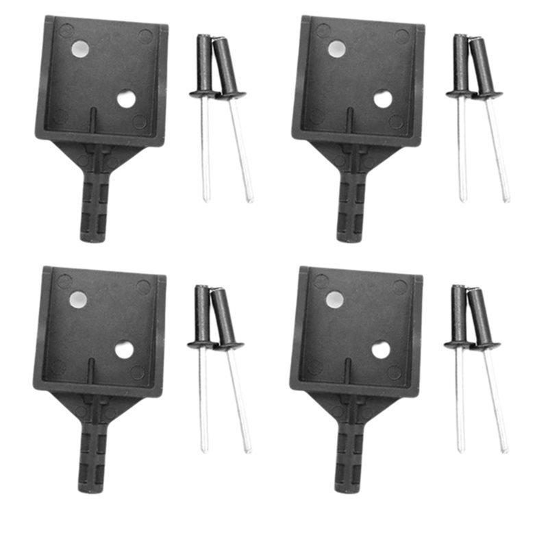 

4Pcs LR092652 Car Parcel Shelf Locating Pin Repair Kit For Range Rover L405 2013- Trunk Shield Curtain Buckle чёрный