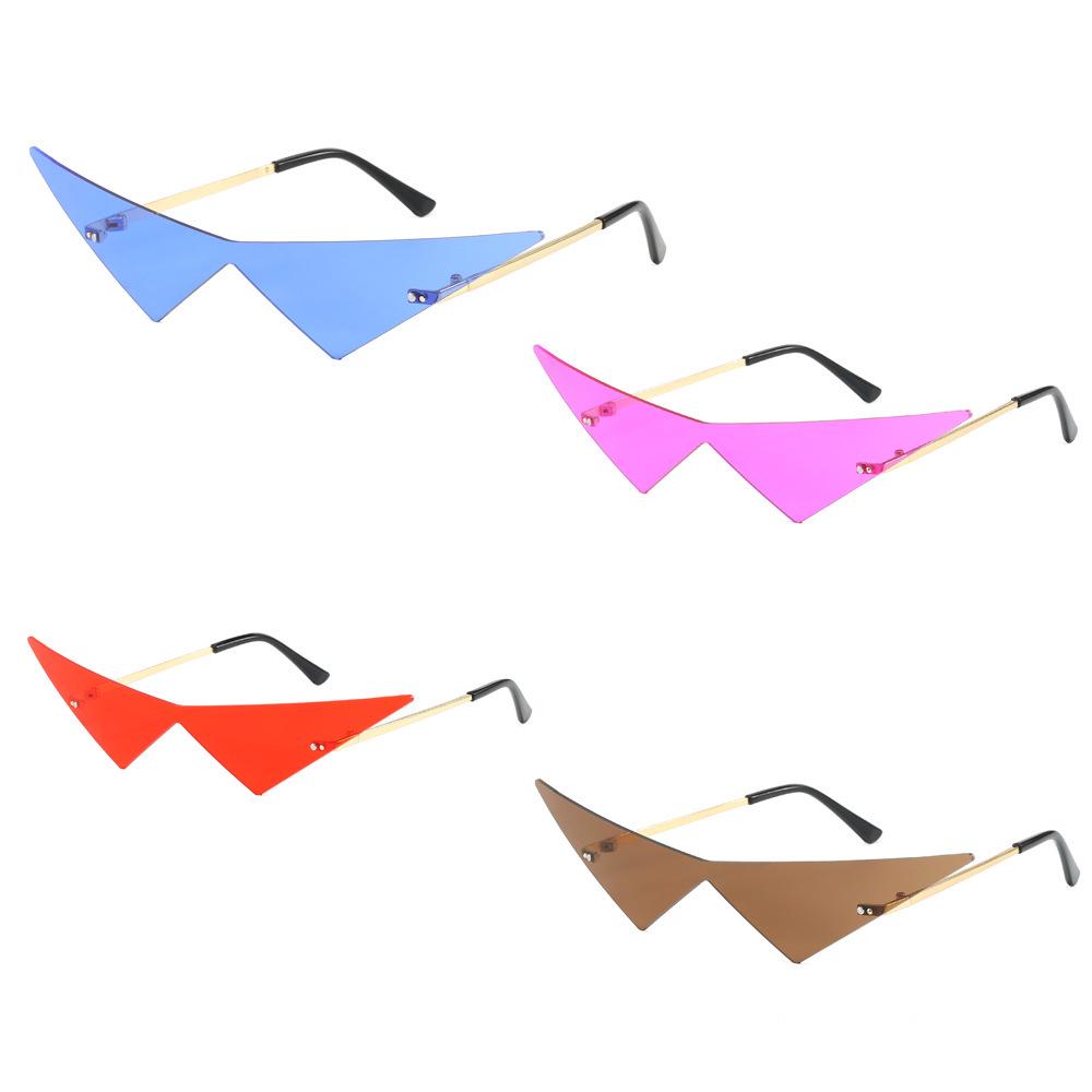 Rimless Heart Party Sunglasses for Halloween & Christmas