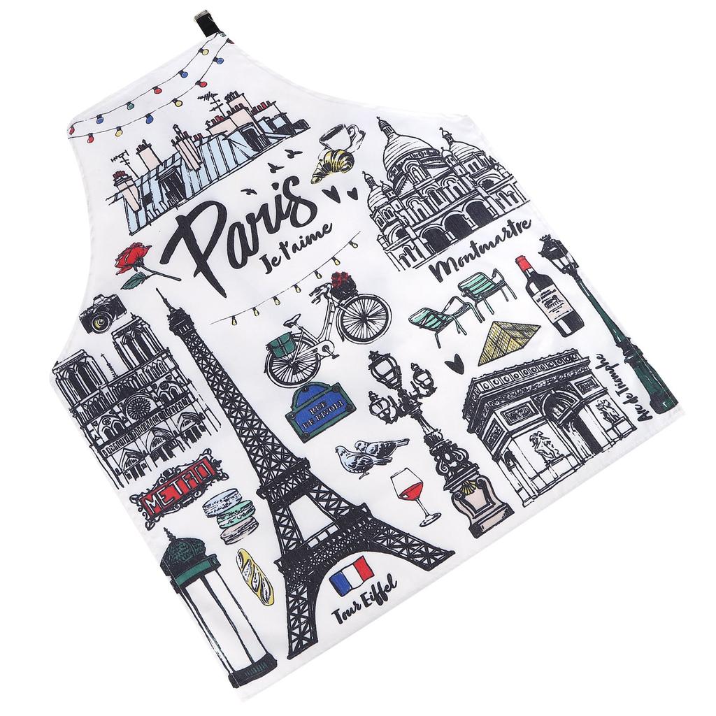 Fashion Printing Cartoon Kitchen Apron Unisex Cooking Home Cleaning Apron Accessory