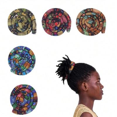 Bunte Dreadlocks Langer Pferdeschwanz Haarnadel Haargummis Ethnischer Stil Haarstricke Bänder Pferdeschwanz Stirnband Biegsame Haarstyling-Werkzeuge