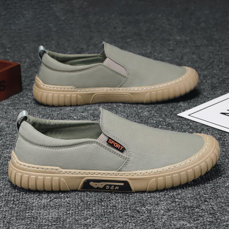 Men's shoes summer breathable lazy casual flat shoes men's one-pedal sports shoes men's lightweight trendy socks shoes men's