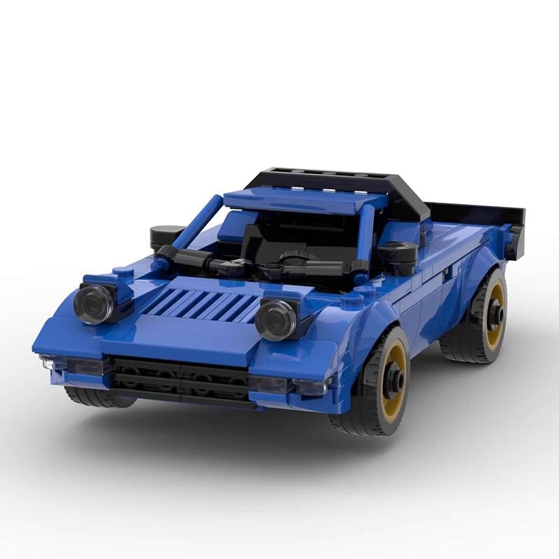MOC Технический Автомобиль Lancia Stratos Скоростные Транспортные Средства Наборы Креативные Суперкар Строительные Блоки Детские Игрушки Мальчики Рождественский Подарок