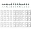 30/60Pcs Lawn Robot Blade Stainless steel Lawn Mover Cutting Blade W/Screw Replacement Blade for Worx Landroid Robotic Lawnmower