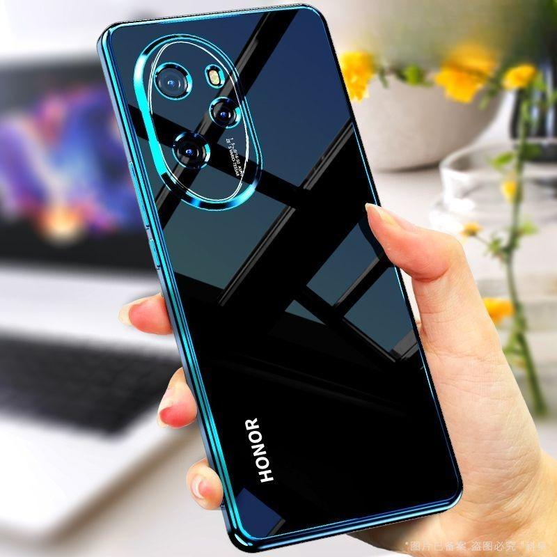 For Honor 100 Pro Electroplating Phone Case For Huawei Honor100 100Pro Lens All-inclusive Silicone Soft Shell Cover