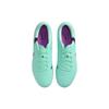 Nike Tiempo Legend 10 Low Top Lace Up HG (Rubber Short Studs) Artificial Grass Soccer Shoes Men Soccer Shoes Purple Green DV4339-300