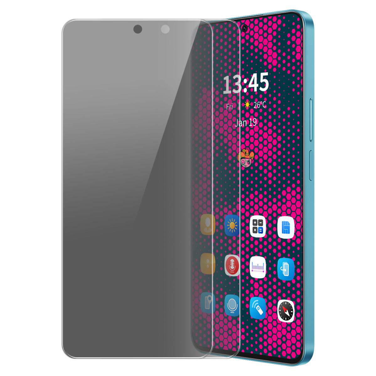 

ENKAY HAT PRINCE 2Pcs For Motorola Moto G42 4G Screen Protector Full Glue Full Cover Anti-Peep Film Type A