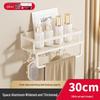 Punch-Free Wall-Mounted Bathroom Storage Rack for Basin and Toilet