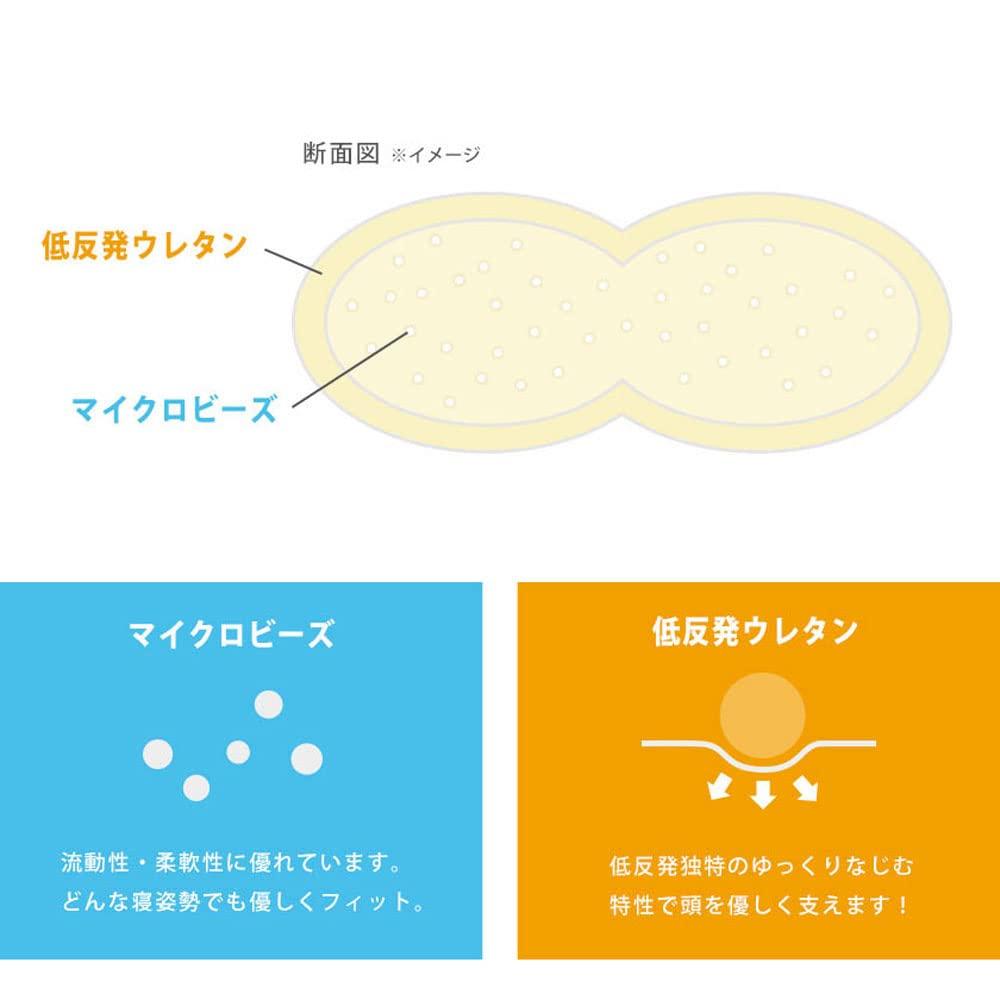 Microbead and Memory Foam Pillow with Dedicated Cover, 43 x 63cm, Washable, Perfect for Tossing and Turning, Side Sleeping, Microbeads, Memory Foam,