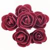 50pcs Artificial Flowers PE Foam Roses Head Bear Handmade Wedding Home Garden Holiday Party Decor Scrapbook Gifts Box Diy Wreath