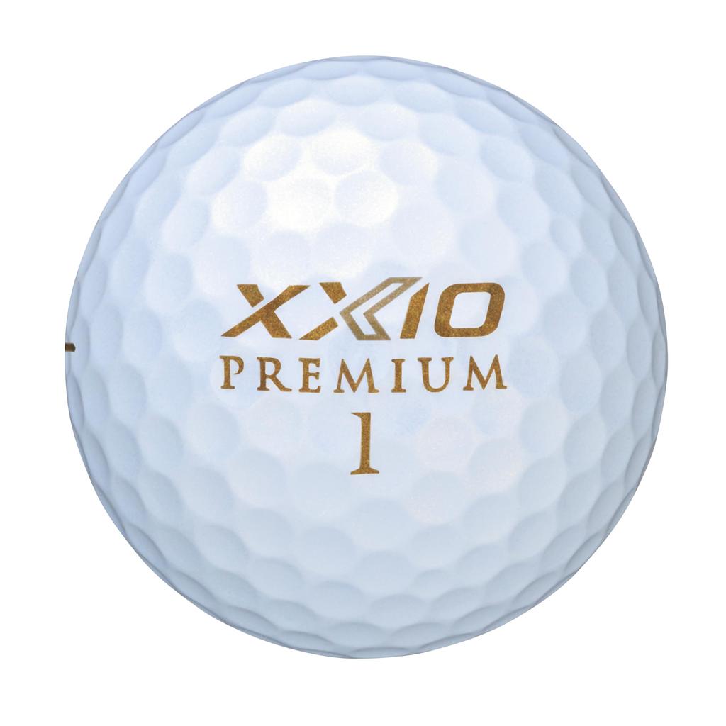 Golfové míčky Dunlop XXIO PREMIUM9 2024 Model 1 tucet královského zlata (6 kusů)