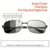 Polarized Sunglasses Metal Day Night Dual Use Sunglasses Photochromic Sunglasses Comfortable Uv400 Eyewear For Fishing Driving