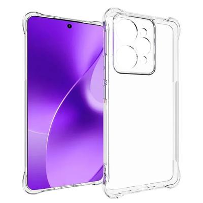 For Realme 15 Pro 5G TPU Case WANLONFENG WL2 Series 2.0mm Phone Cover with 2Pcs Tempered Glass Films