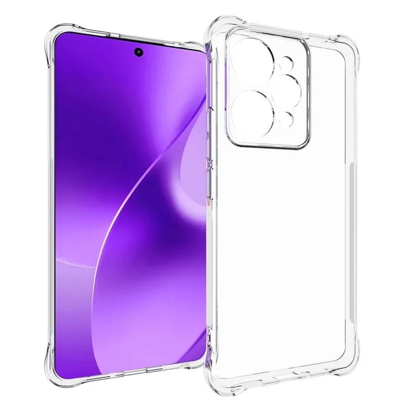 For Realme 15 Pro 5G Clear TPU Case WANLONFENG TM Series 2.0mm Phone Back Cover