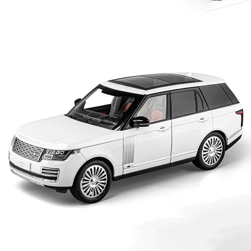 Große Größe 1:18 Range Rover Modellauto Spielzeug Legierung Druckguss Sound & Licht SUV Geländewagen Miniaturmodelle Für Kinder Geschenke