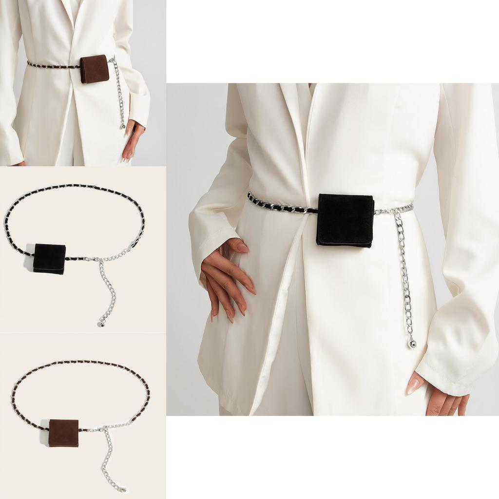 Retro Hüfttasche Mit Schlüssel-Handy-Tasche Für Damen Modeaccessoire
