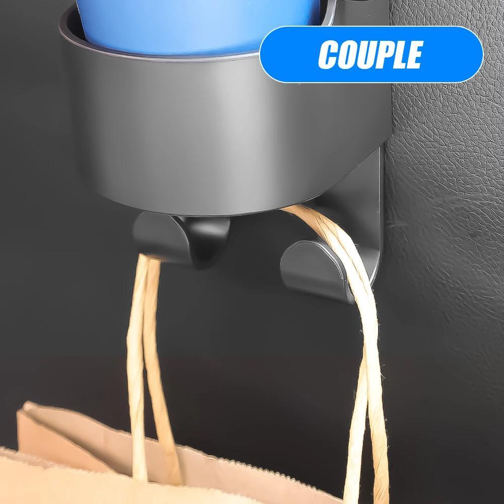 Seat Hook with Drink Holder Car Headrest Organizer Car Seat Hook Car Drink Holder Multifunctional Drink Pocket Car Interior Accessories