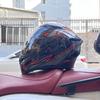 Motorcycle Helmet Full Helmet Can Be Equipped with Bluetooth Headset Men's Four-season Electric Bicycle Riding Helmet