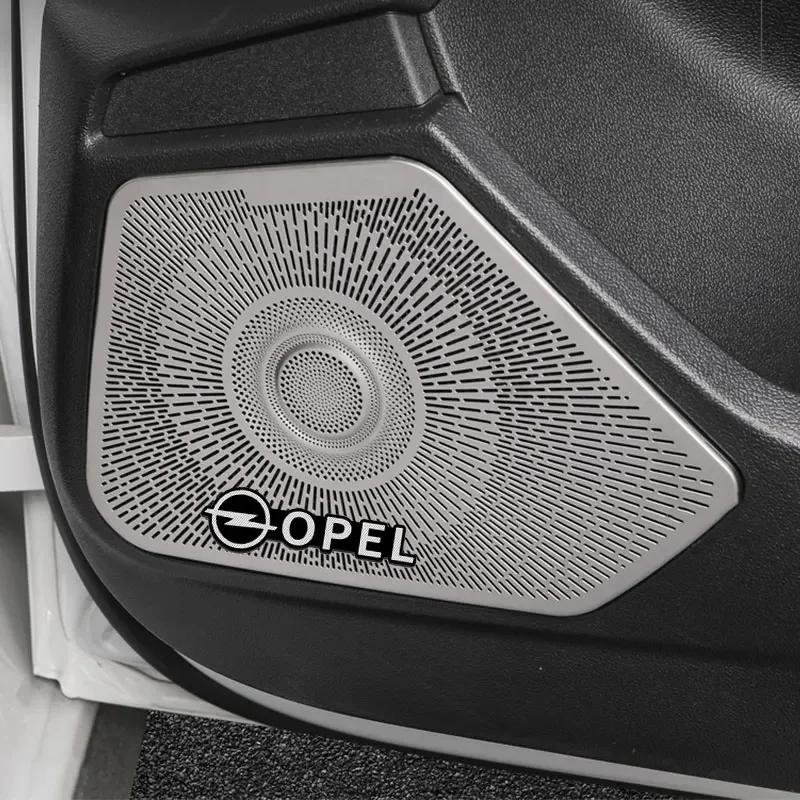 AAAYV1 Car 3D stereo logo speaker sticker accessories For Opel Corsa Astra Insignia Vectra Zafira Meriva Mokka Grandland Vivaro a Auto