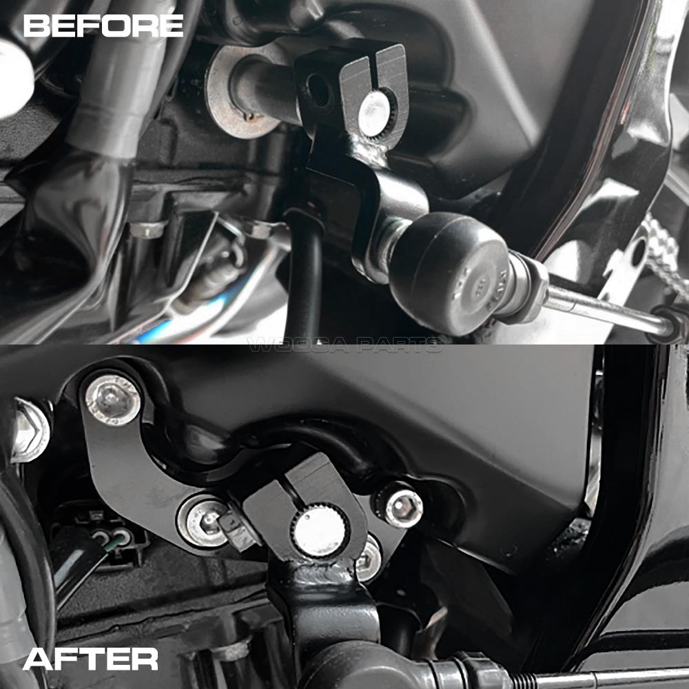 Motorcycle Gear Shift Shaft Support Bracket Change Rod Shaft Stabilizer Holder Fit For Kawasaki Z900 Z900RS Cafe Ninja1000SX