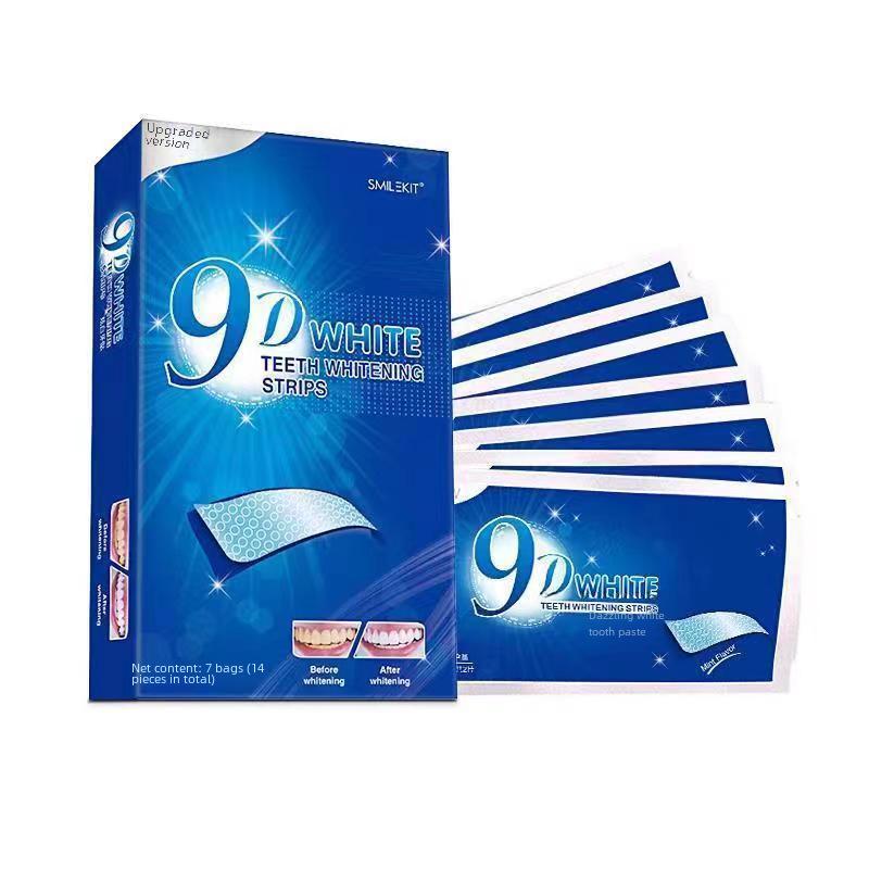 5D Whitening Teeth Stickers, Yellowing & Whitening Solution, 9D Dazzling White, 7 Pairs, In-Stock, Single Piece Delivery