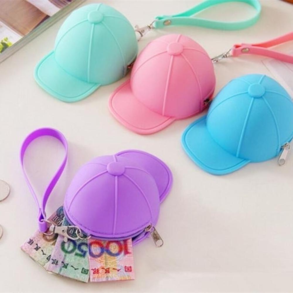 Buy Creative Baseball Cap Coin Purses Fashion Change Purse Cute Key