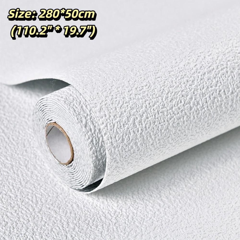 

White Linen Texture Self Adhesive Wall Panels Waterproof XPE Foam Material XPE Foam Wall Panels Easy Install Moisture Proof 0.5-2.8M білий