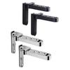 Universal Zinc Alloy Hidden Door Hinge Heavy Duty Adjustable Swing Hardware for Bookshelf Secret Door Application