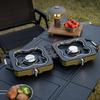 Camping Stove Propane Portable Folding Double Cooking Accessories Camping Cooking Stove for Outdoor Picnic Tailgating Fishing