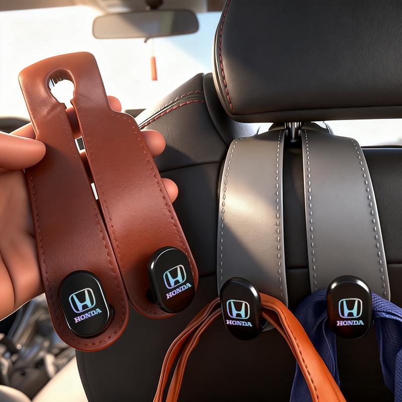 Honda Car Seat Backrest Rubber Hook Storage Tools For Honda Civic Fit Jazz Accord Pilot CRV Odyssey Passport City Shuttle HRV ZM4
