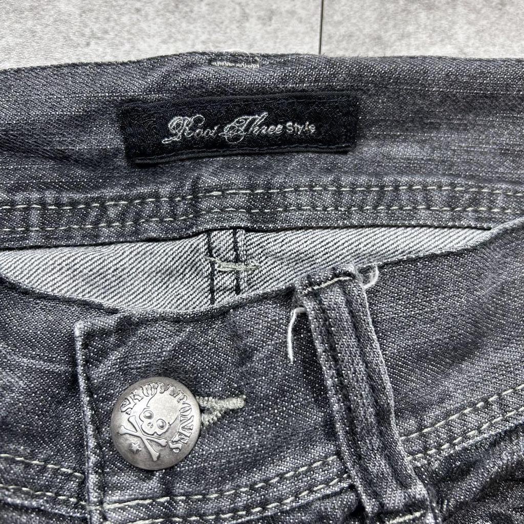 [USED] 00sarchiveRoodThree/Back Design Denim Pants/Cloth
