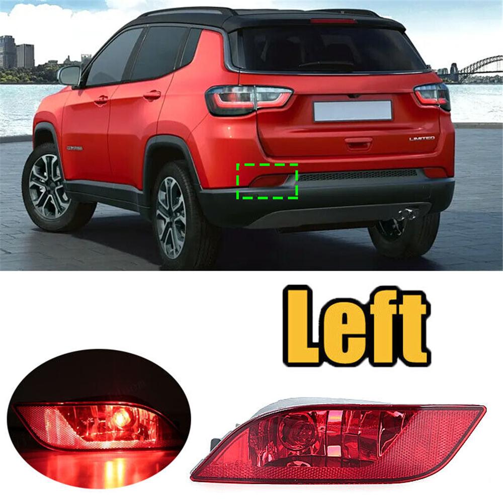 Left Rear Bumper Reflector Light For Jeep Compass 2017 2018 2019 2020 2021 2022