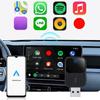 Wireless Android Auto & CarPlay AI Box Bluetooth-Compatible 5.2 WiFi USB-C/USB Voice Control for Wired CarPlay Android Auto Cars