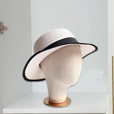 Supporto per Cappello Testa Espositiva Versatile Modello Manichino Base in Metallo per Occhiali Auricolari