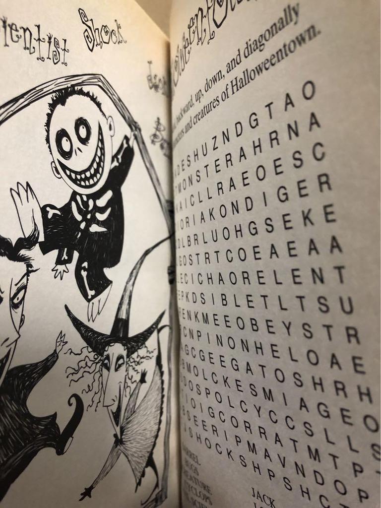 [USED] The Nightmare Before Christmas Activity Book
