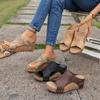 Women's Sandals High Heels Sandals With Wedges Shoes Woman Platform Sandals Summer Peep Toe Heeled Slippers Sandalias De Mujer