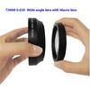 72mm 2.2X Teleconverter Lens/0.43X Wide Angle Lens Kit for Close-up Shooting