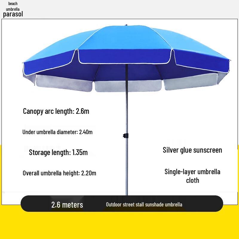 OEING 2.8M Round Outdoor Sunshade Umbrella