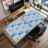 Bluey Customize Text Mouse Pad Gamer Mousepad HD Print Desk Pad Non-Slip Rubber Base Office Desk Accessory