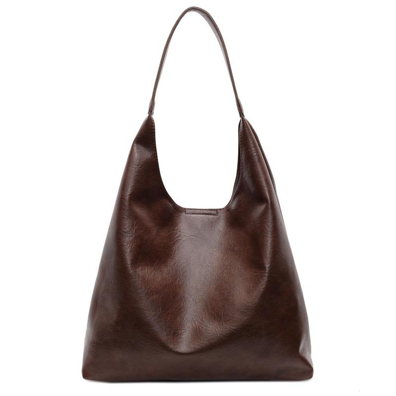 Shoulder Tote Bag 2025 New Retro College Style Large Capacity Bags