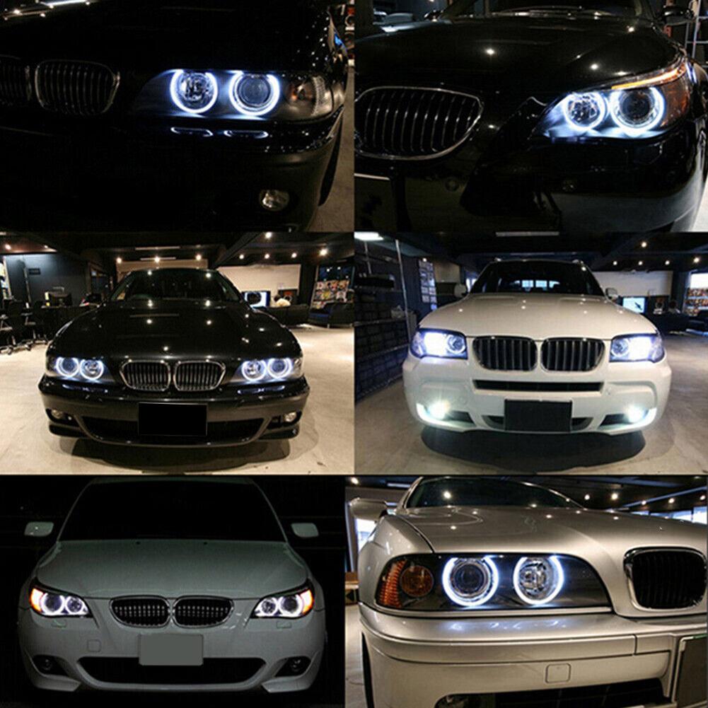 2Pcs 6000K LED AngelEye Ring Marker Light Lamp Bulb For BMW E90 E91 3 Series 2006-2008 Car Daytime Running Lights