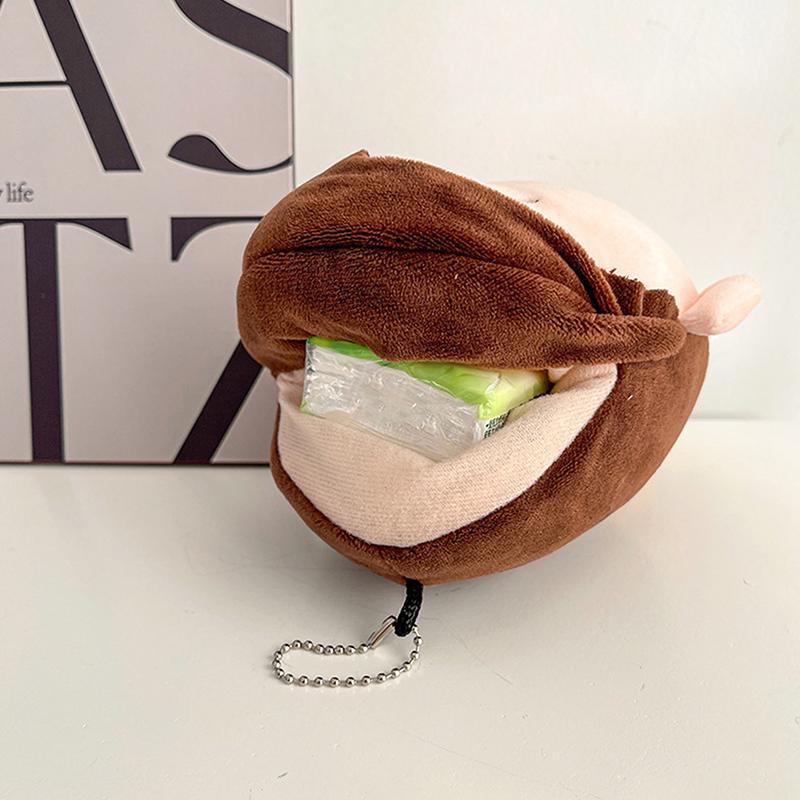 Cute Anime Doll Tissue Box Funny Sense Of Design Creative Keychain Couple Bag Pendant Ornament Girls Lovely Gift