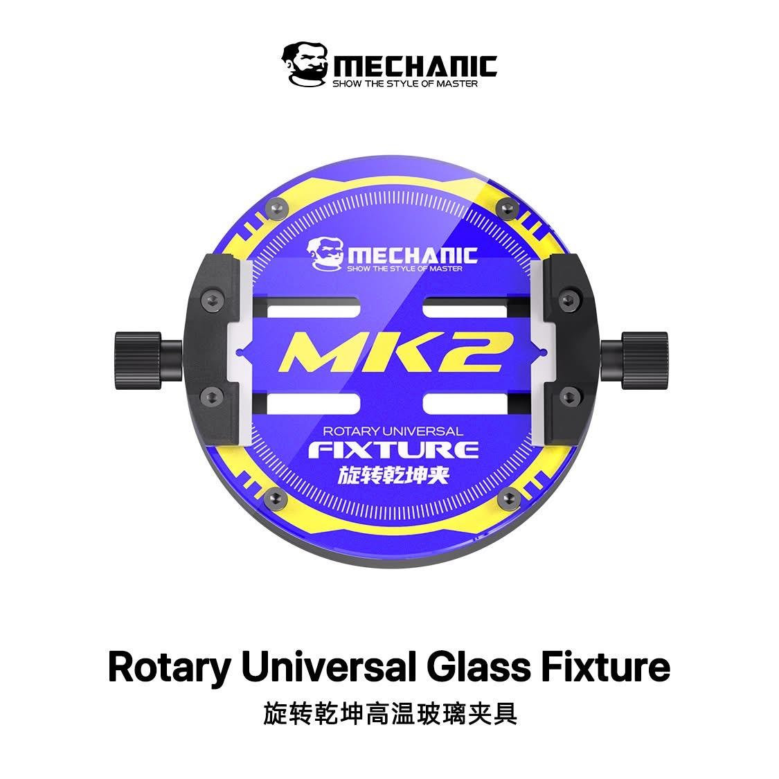 MECHANIC rotating universal glass chip holder, high temperature resistant, 360° rotating, glass panel easy to clean.