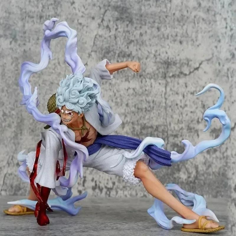 One Piece Figure Anime Sun God Nika Luffy Gear 5 Action Figures Gk Statue Monkey D. Luffy PVC Model Toy Ornament Boys Gift Items
