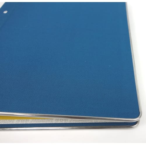 KOKUYO File Binder Cloth Pasted B5 Vertical with Metal Border 26 Holes Holds 200 Sheets Blue Ha-120BZ