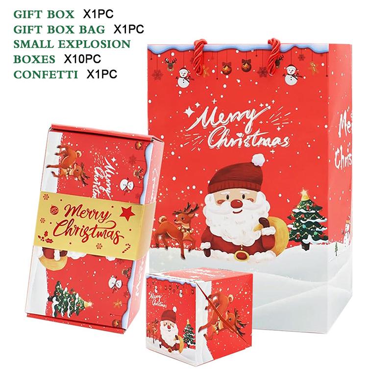 Creative Christmas Gift Box Diy Folding Paper Box Money Birthday Surprise Bounce Box Explosions Red Envelope Surpris Gift Boxes