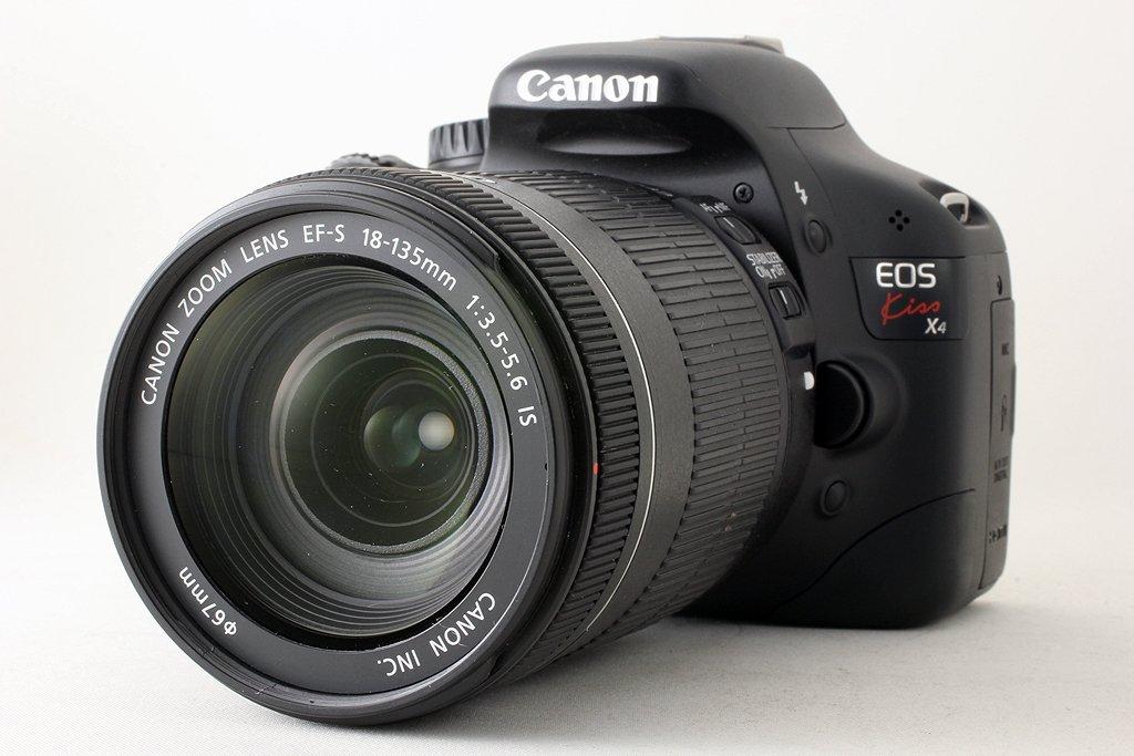 

Canon Digital SLR Camera EOS Kiss X4 IS Lens Kit EF-S 18-135 KISSX4-18135IS чорний