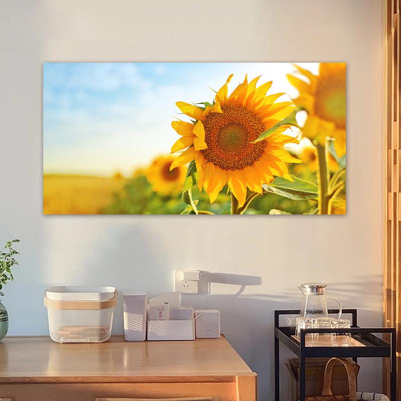 

Пейзажные постеры с подсолнухом и принты, холст, картина, природа, куадрос, настенные художественные картины для гостиной, домашний декор, без рамки