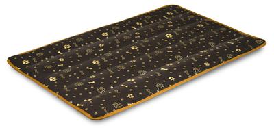 Dog Bed Mat 120x80 Cm Waterproof Golden Bones