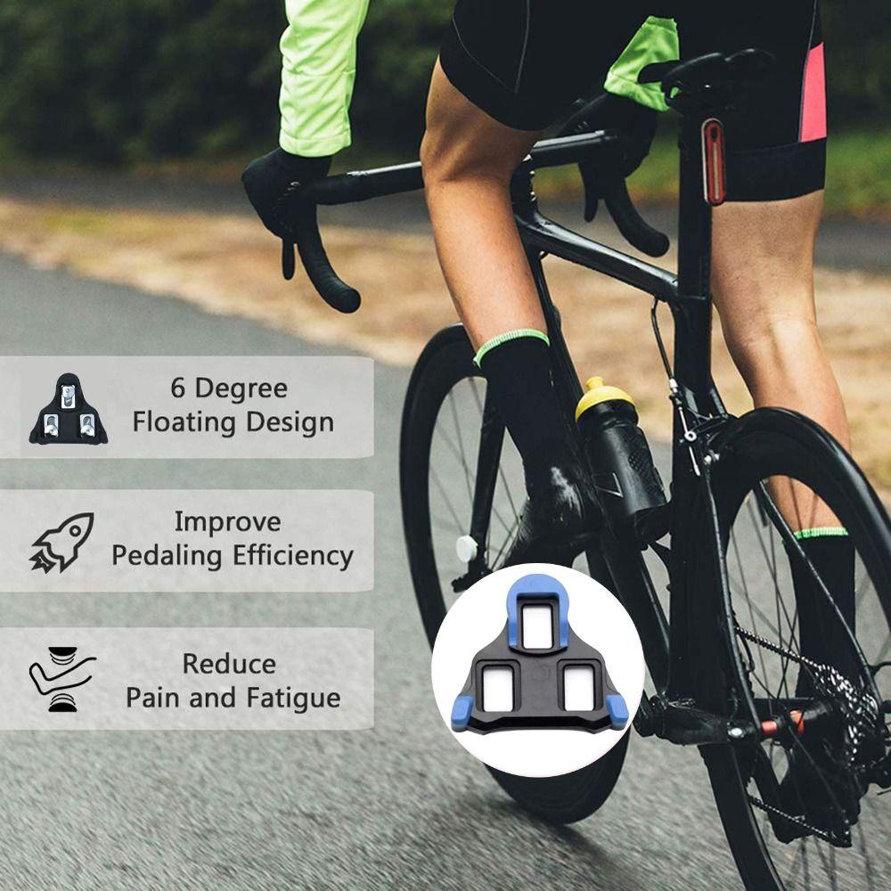 0/2/6 Degrees Cycling Shoes Cleat Pedals Plate Clip Bicycle Pedal Cleats  Cycling Shoes